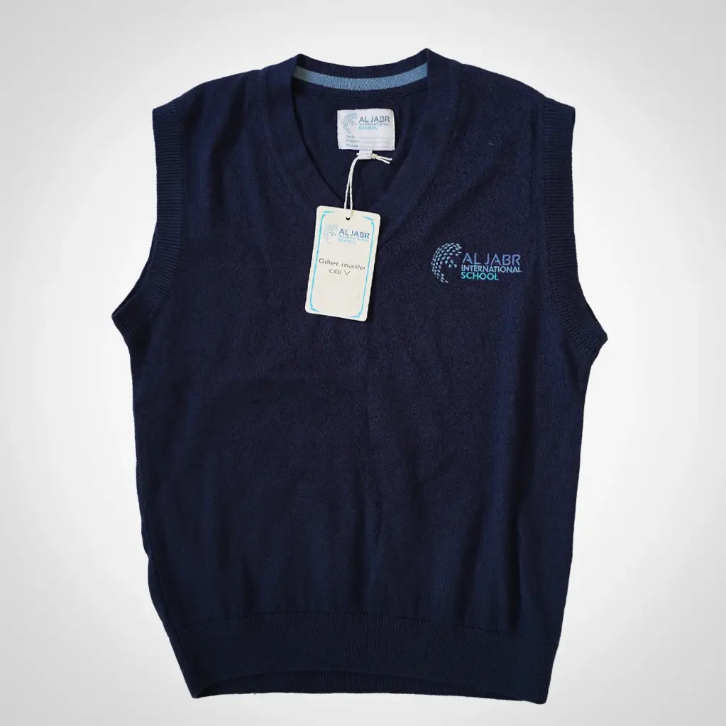 GILET MAILLE COL V  AIS